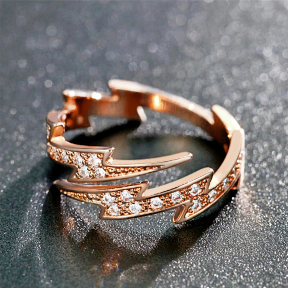 Bague Éclair Rose femme