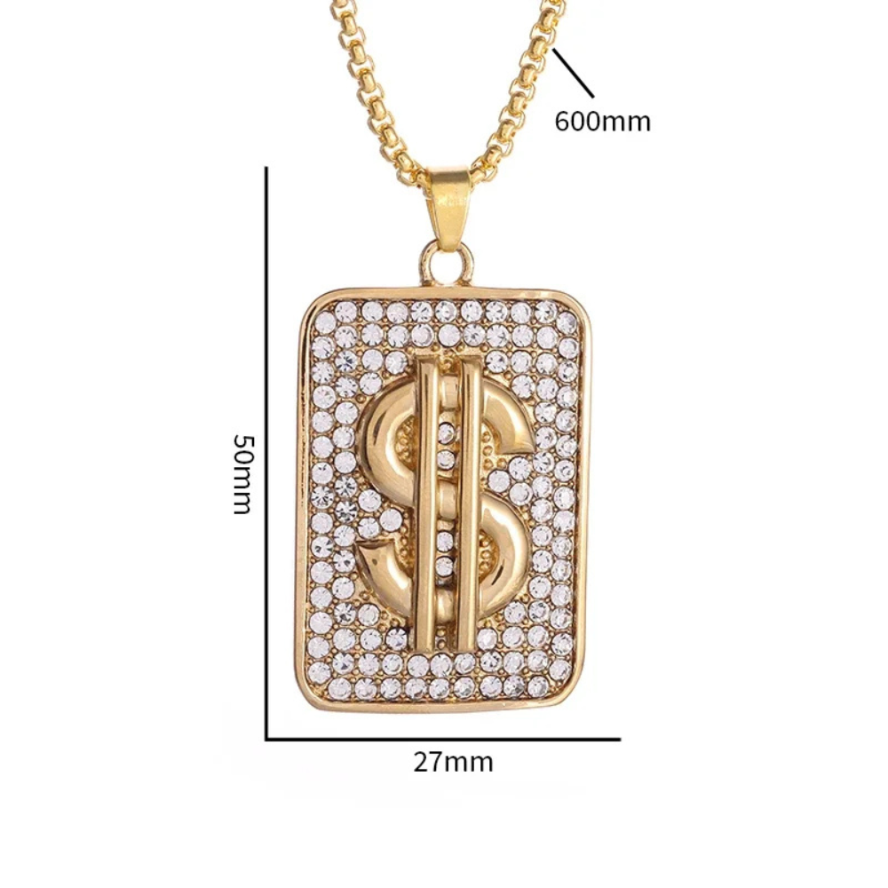 Collier Dollar Billet diamant