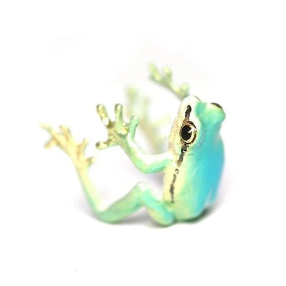 Bague Grenouille bleue