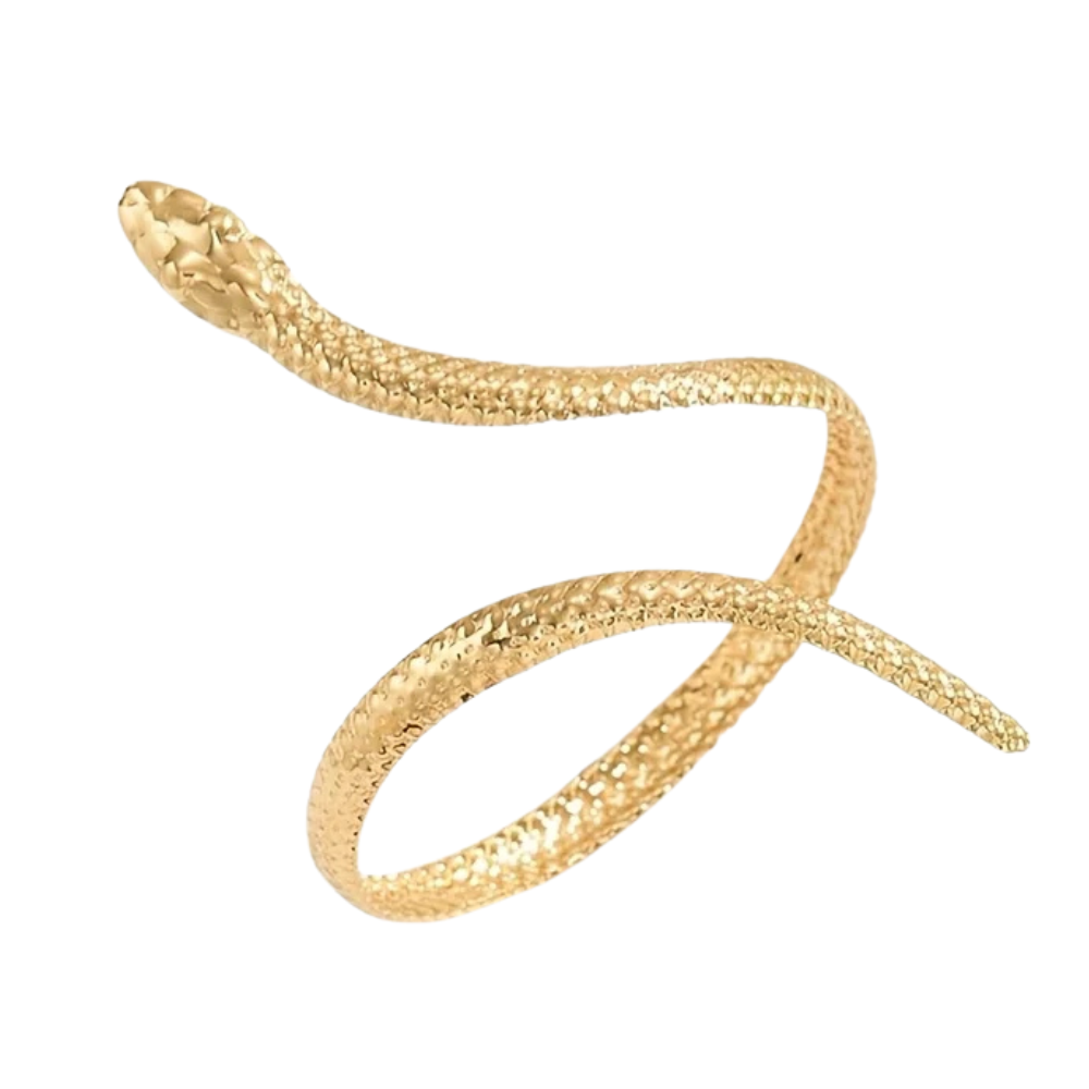 Bracelet Avant-Bras Serpent Doré