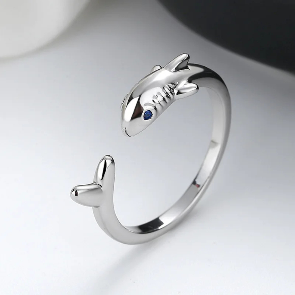 Bague Requin ajustable
