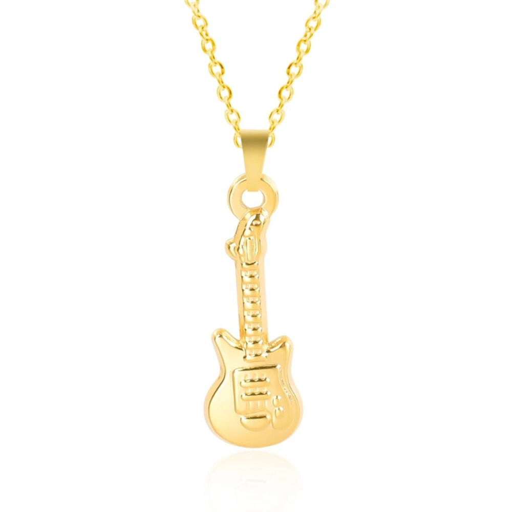 Pendentif Guitare Femme