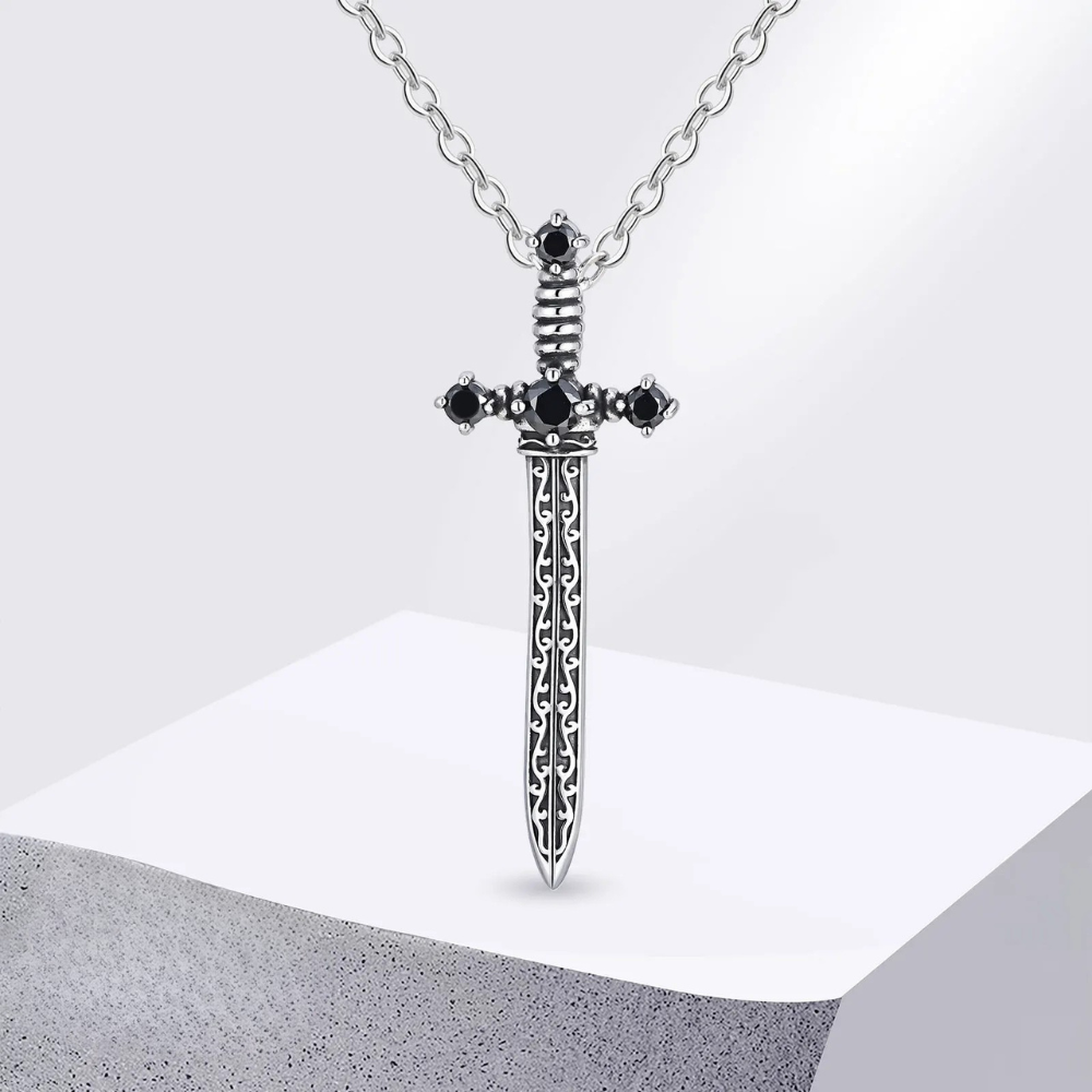 Collier Épée Viking Homme acier