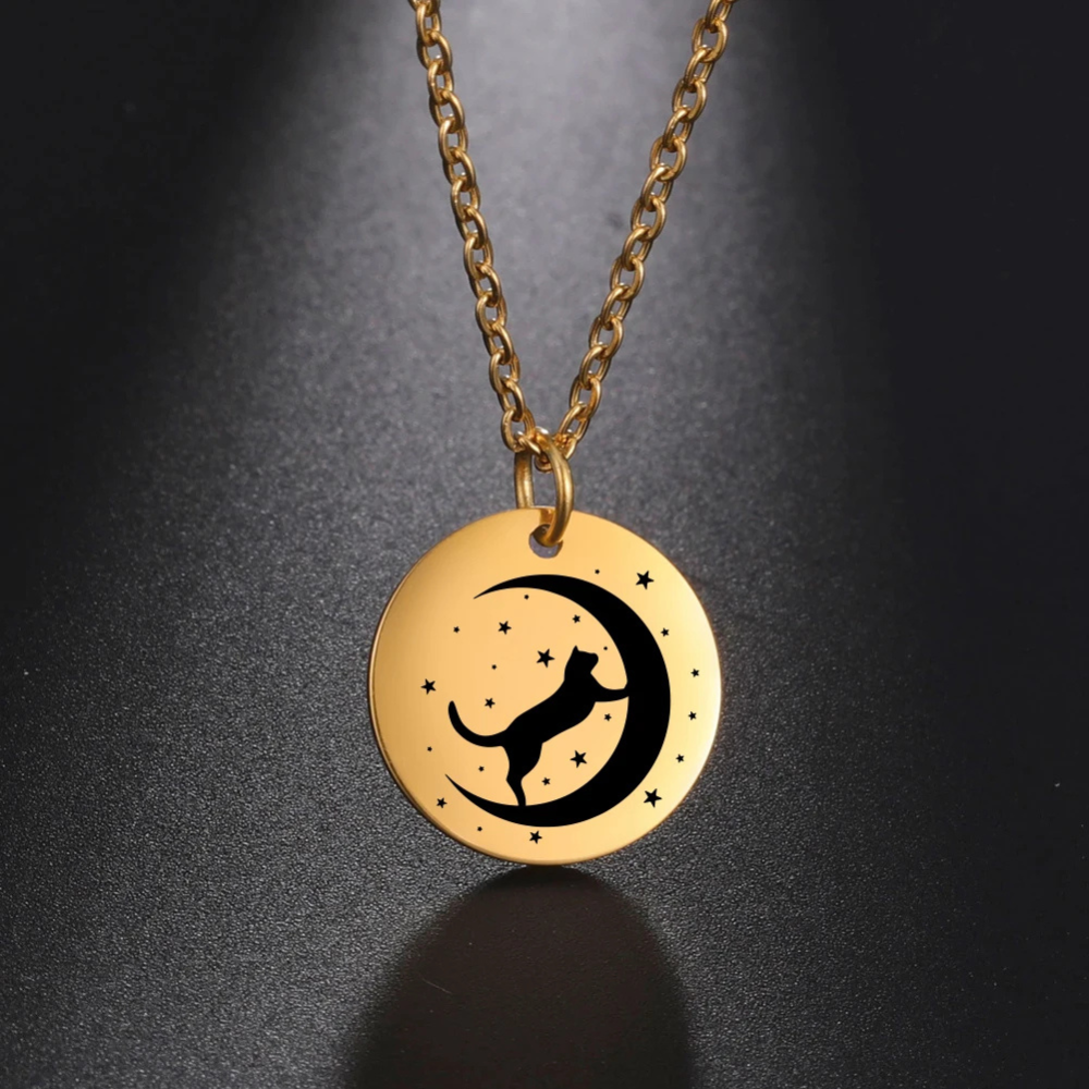 Collier Chat etoile