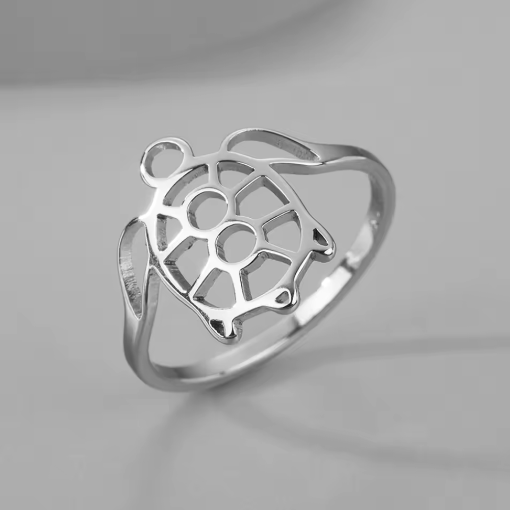Bague Tortue de Mer argent