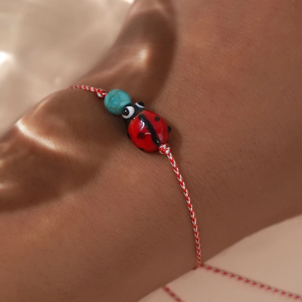 Bracelet Coccinelle Bleue