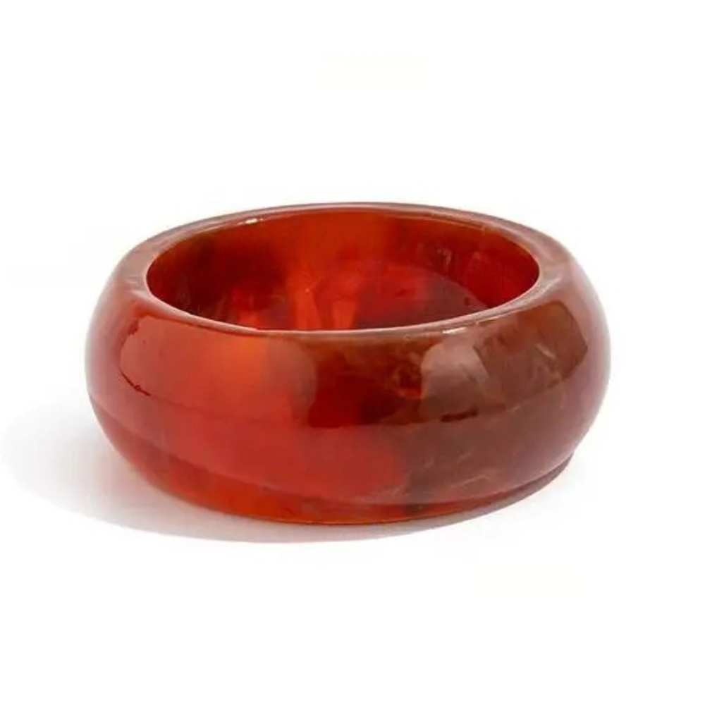 bracelet résine rouge