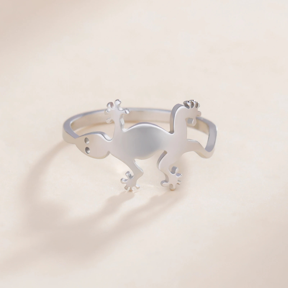 Bague Gecko argent femme