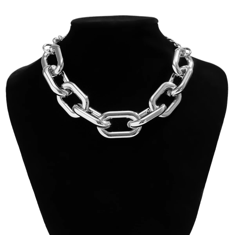 Collier Grosse Maille Argent maillon