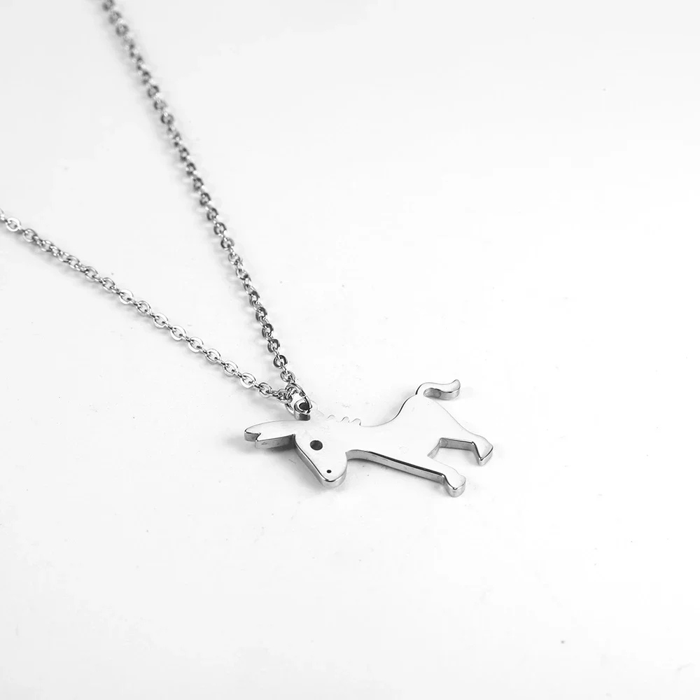 Collier petit Âne argent