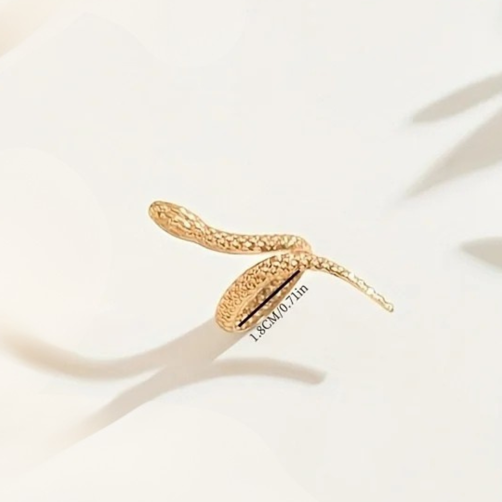 Bague Serpent Dorée reglable