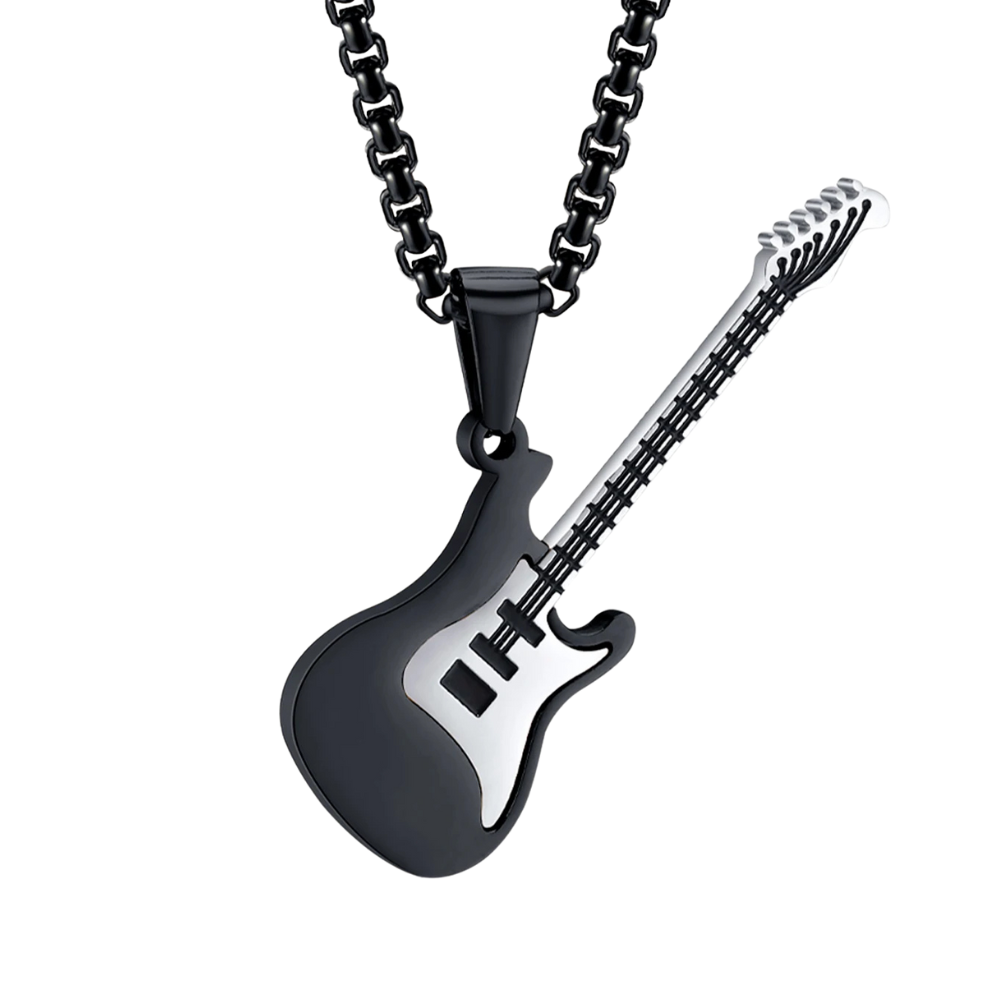 Collier Guitare Rétro