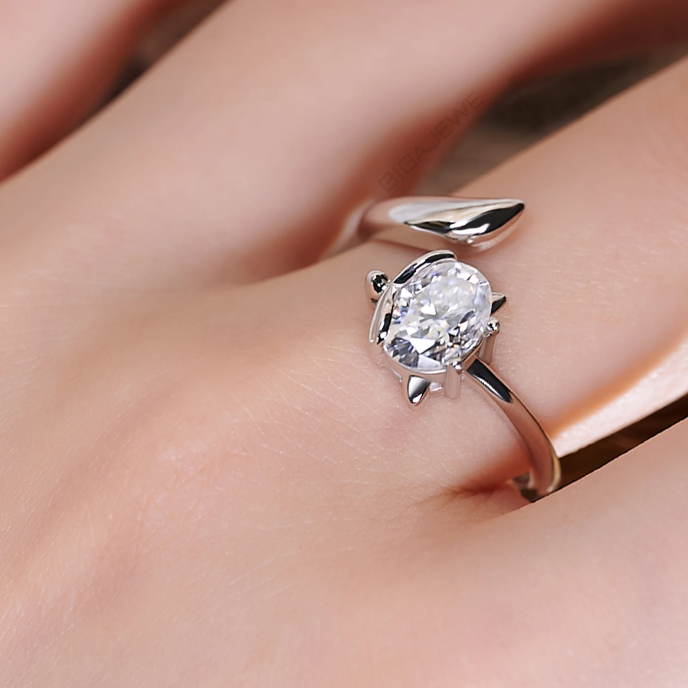 Bague Diamant Queue argent