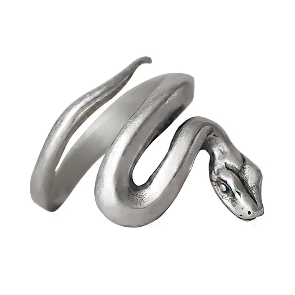 Bague Serpent Acier