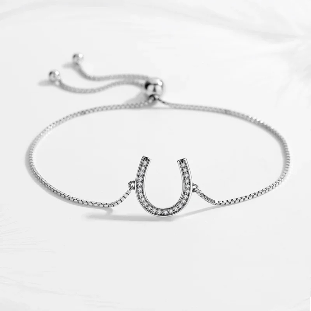 Bracelet Fer à Cheval Strass diamant