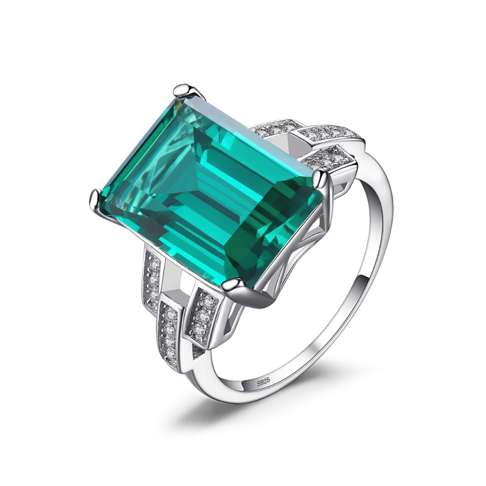 Bague Grosse Pierre Verte