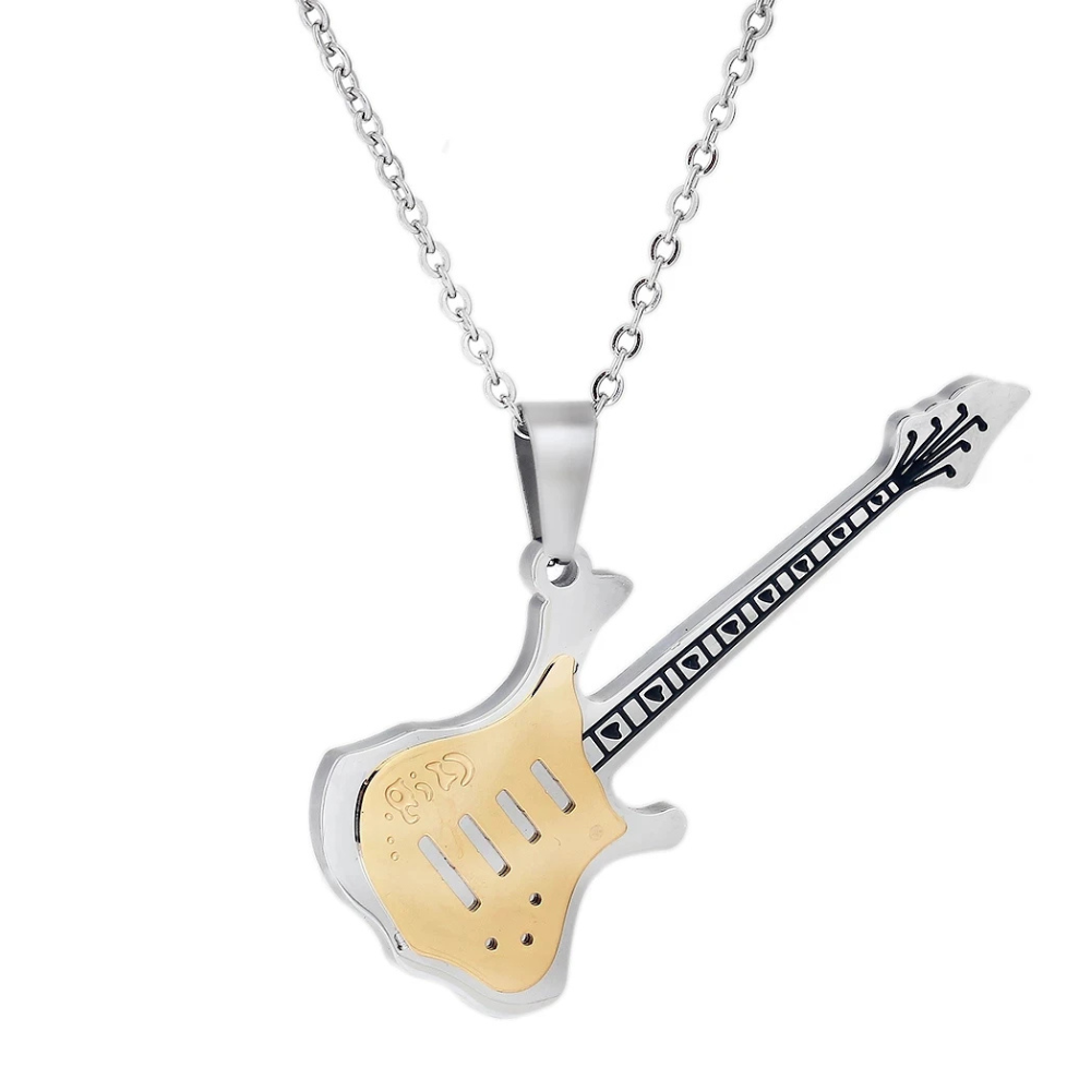 Collier Guitare Rock