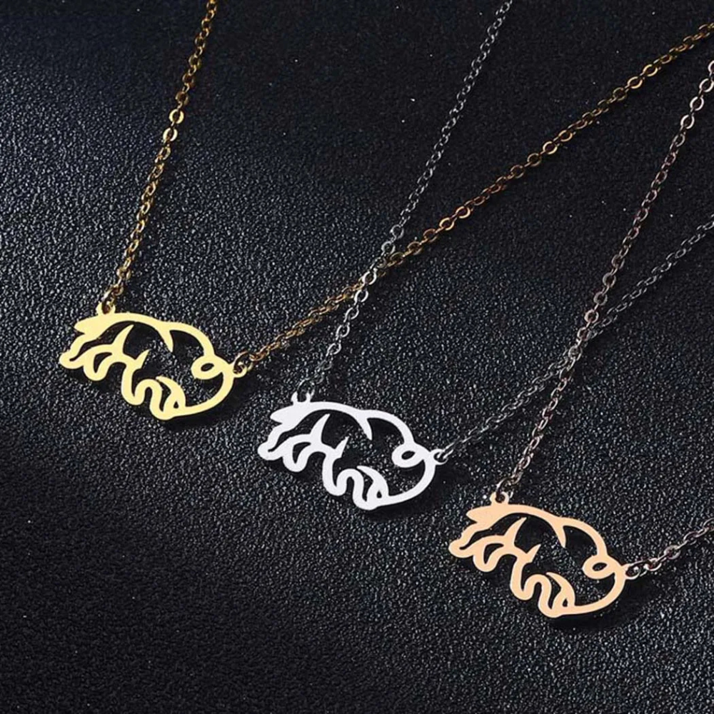 Collier Bison pendentif