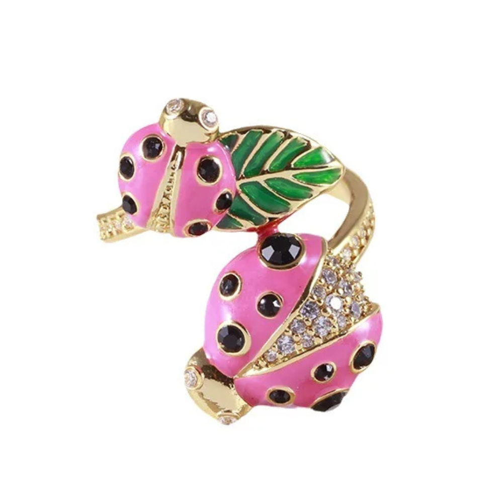 Bague Coccinelle Rose