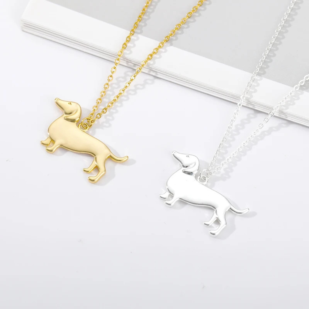 Collier Chien Saucisse femme