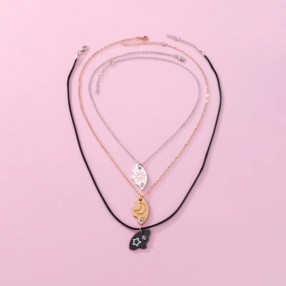 Collier friends pour 3