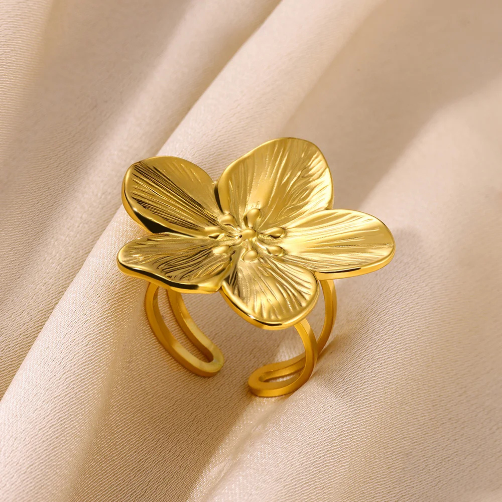 Bague grande Fleur