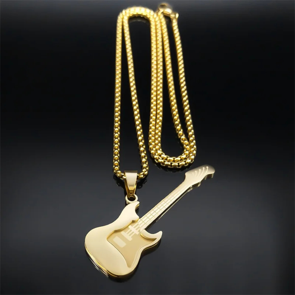 Collier Guitare Basse acier
