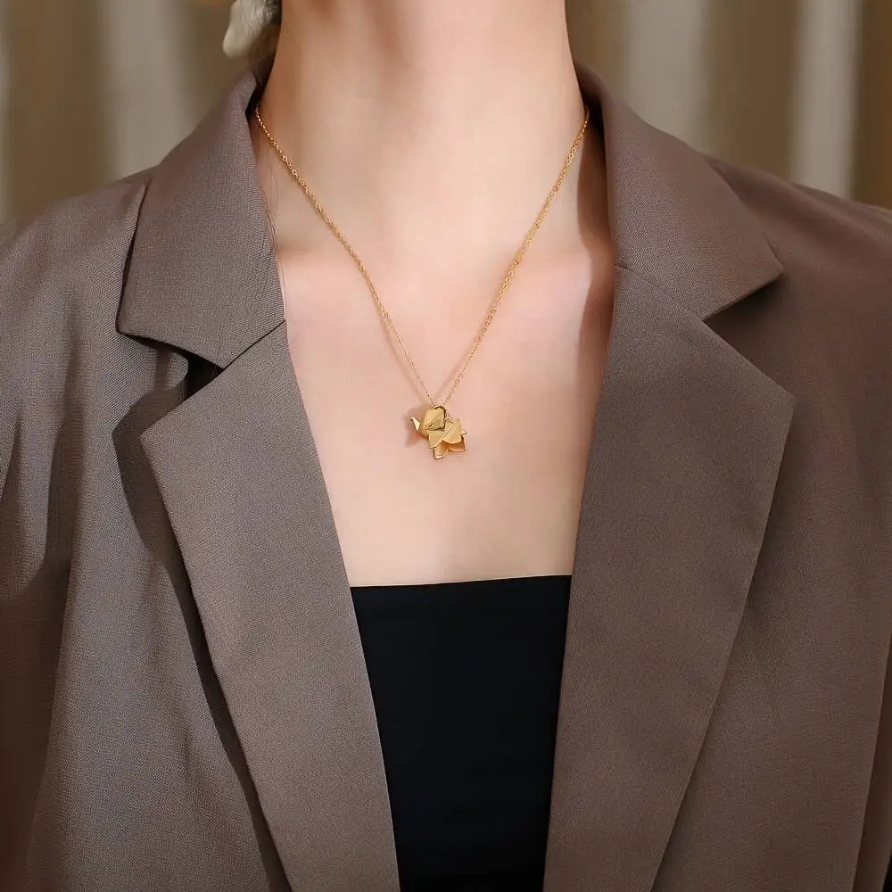 Collier Éléphant Design or