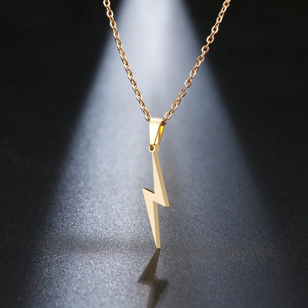 Collier Éclair Femme or