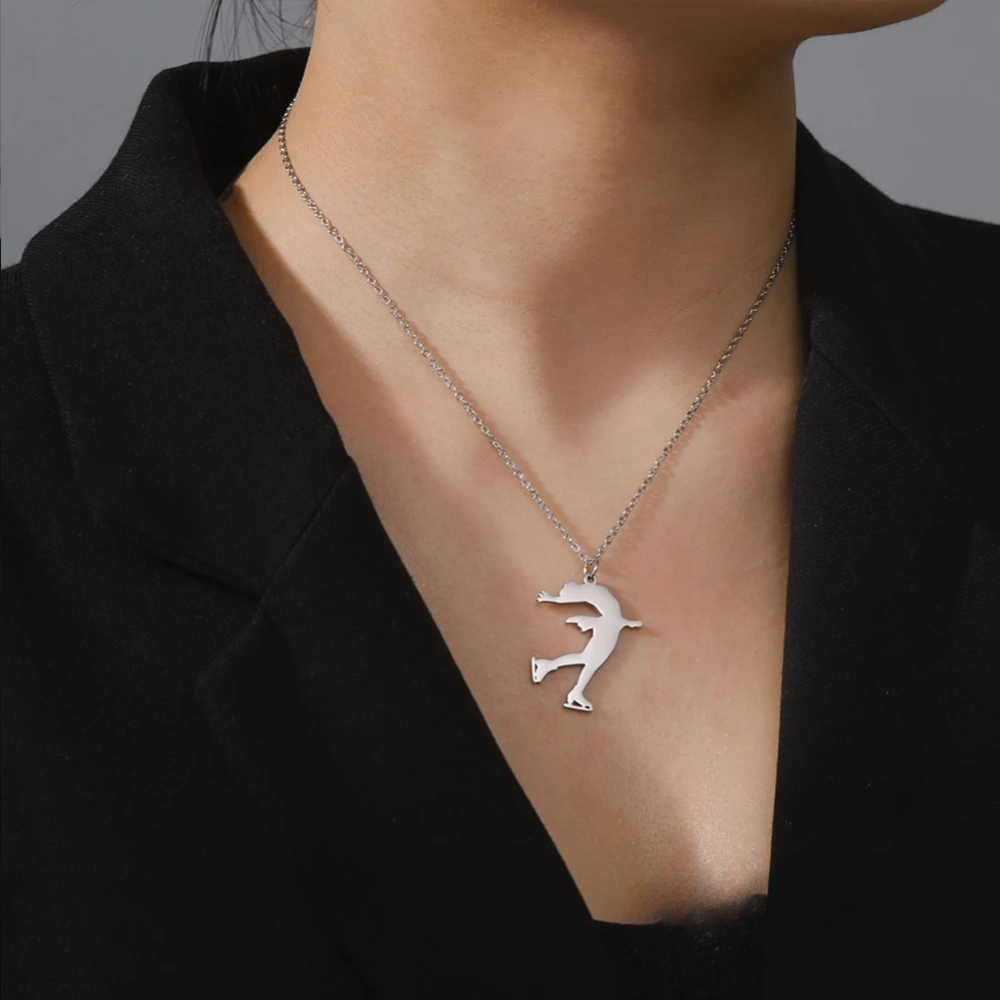 Collier Patineuse argent