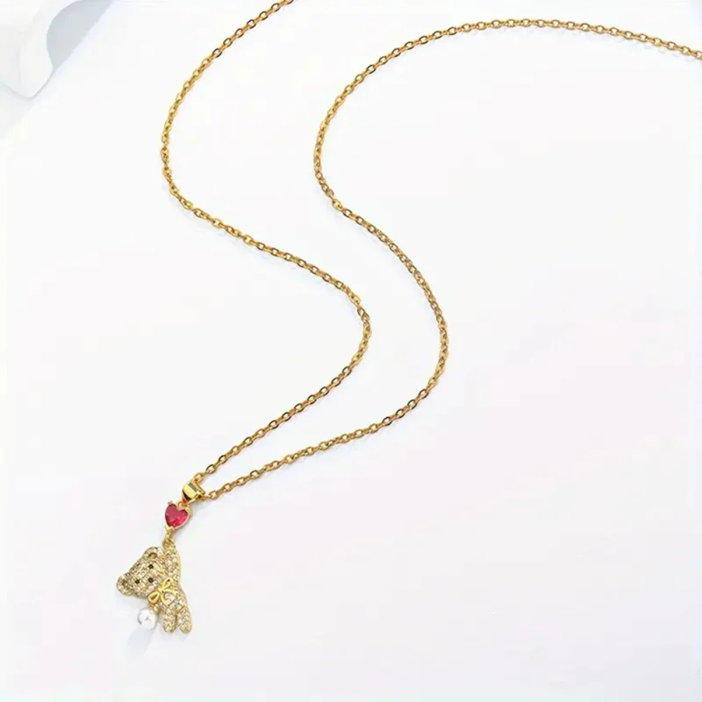 Collier Nounours doré