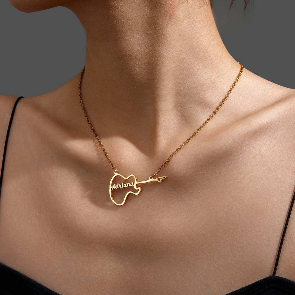 Collier Guitare Personnalisé femme