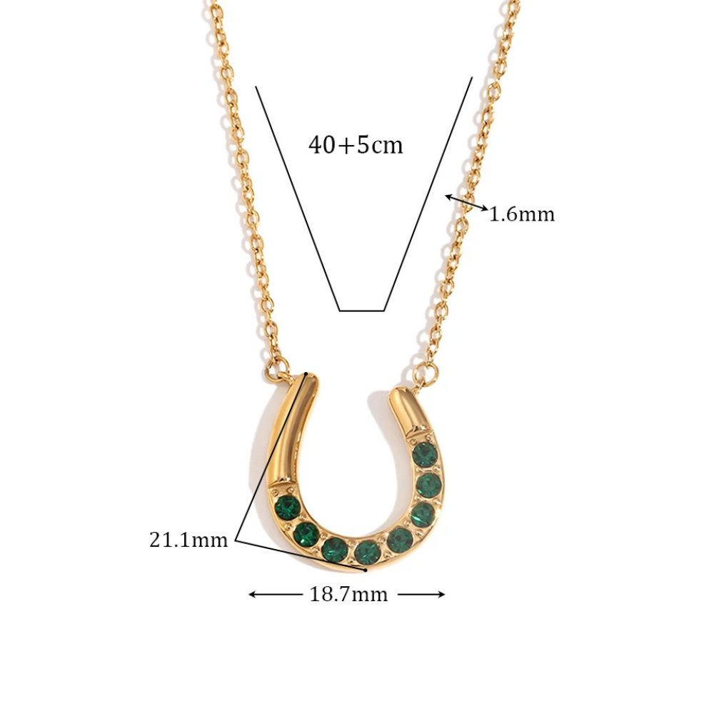 Collier Fer à Cheval Femme or