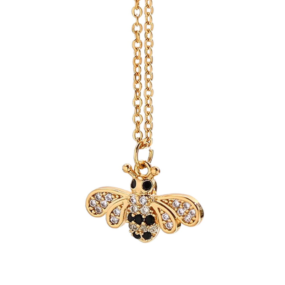 Collier Abeille doré