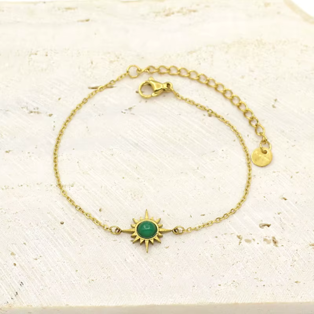 Bracelet Soleil Bohème or