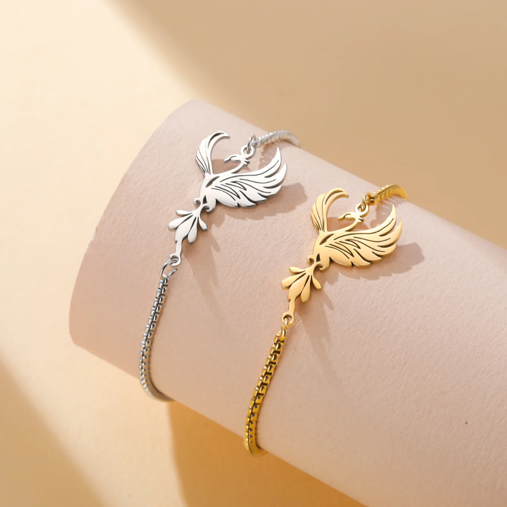 Bracelet Phoenix Volant acier inox