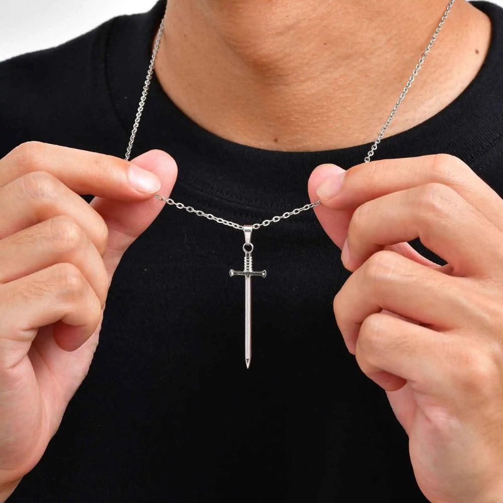 Collier Épée Homme croix