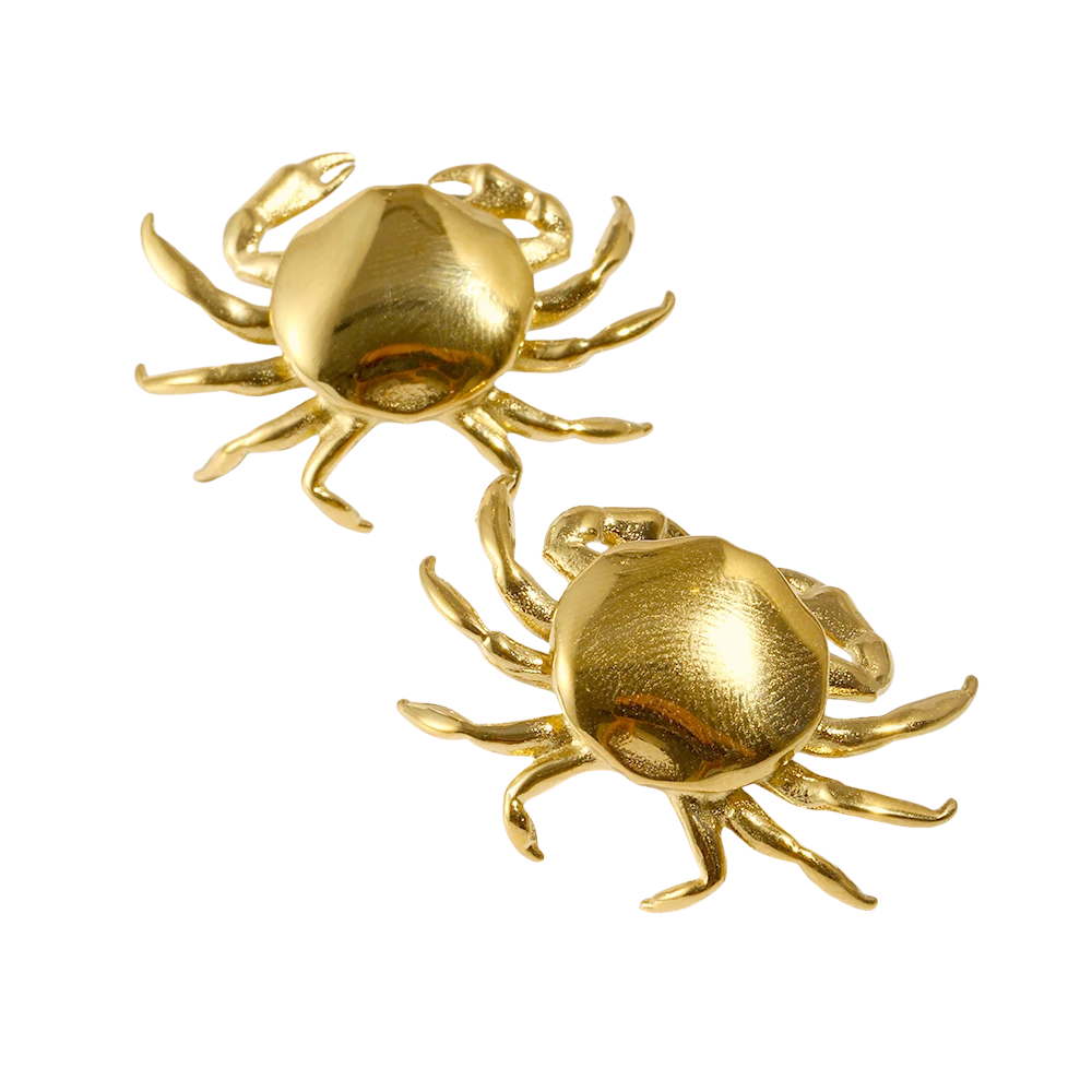 Boucles d'Oreilles Crabe