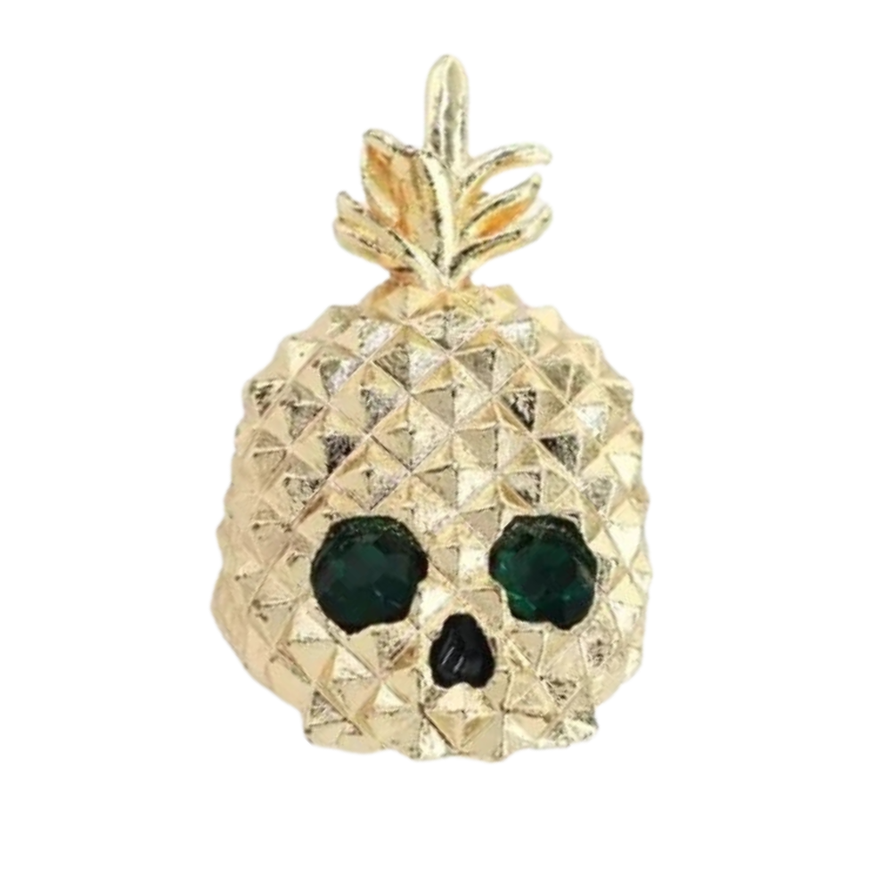 Bague Tête de Mort Ananas