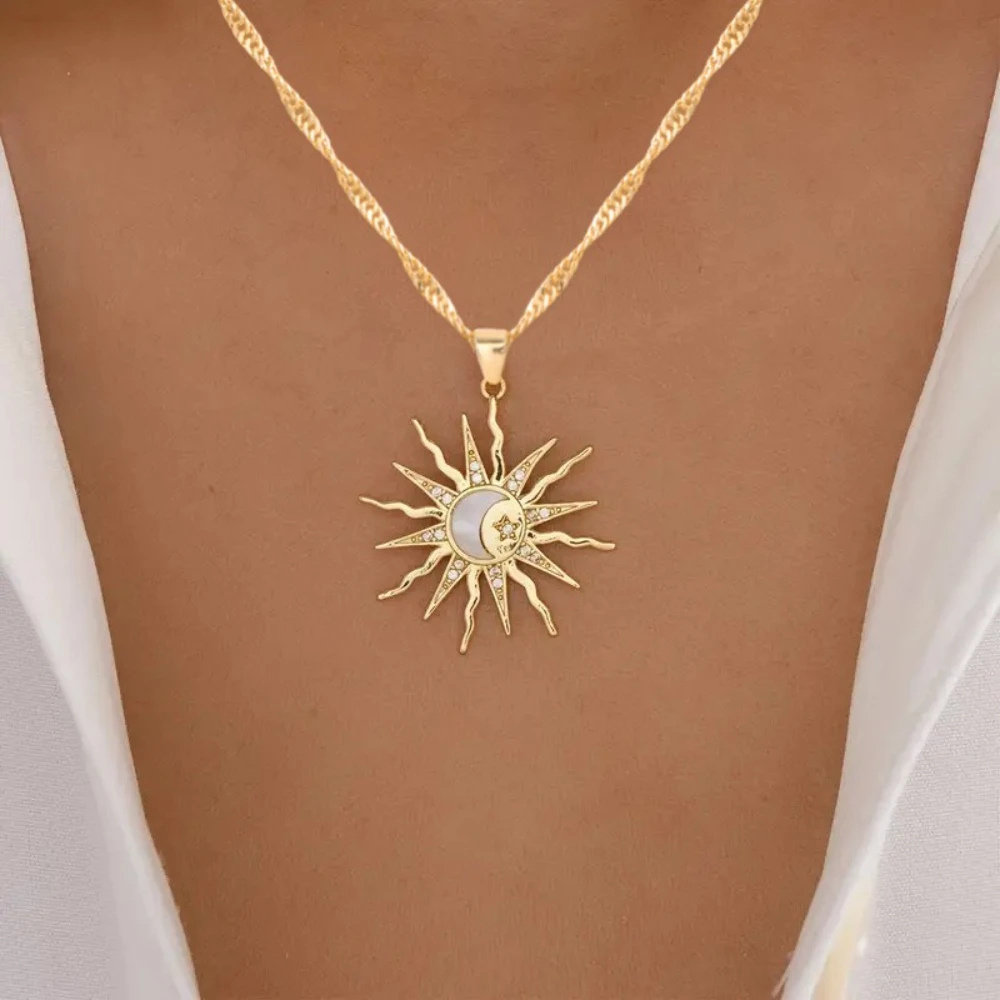 Collier Soleil Bohème femme