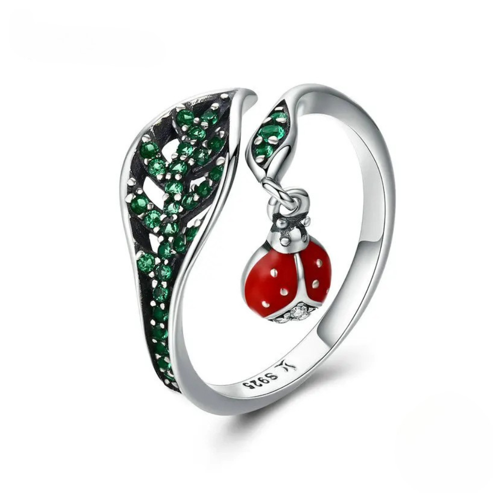 Bague Breloque Coccinelle