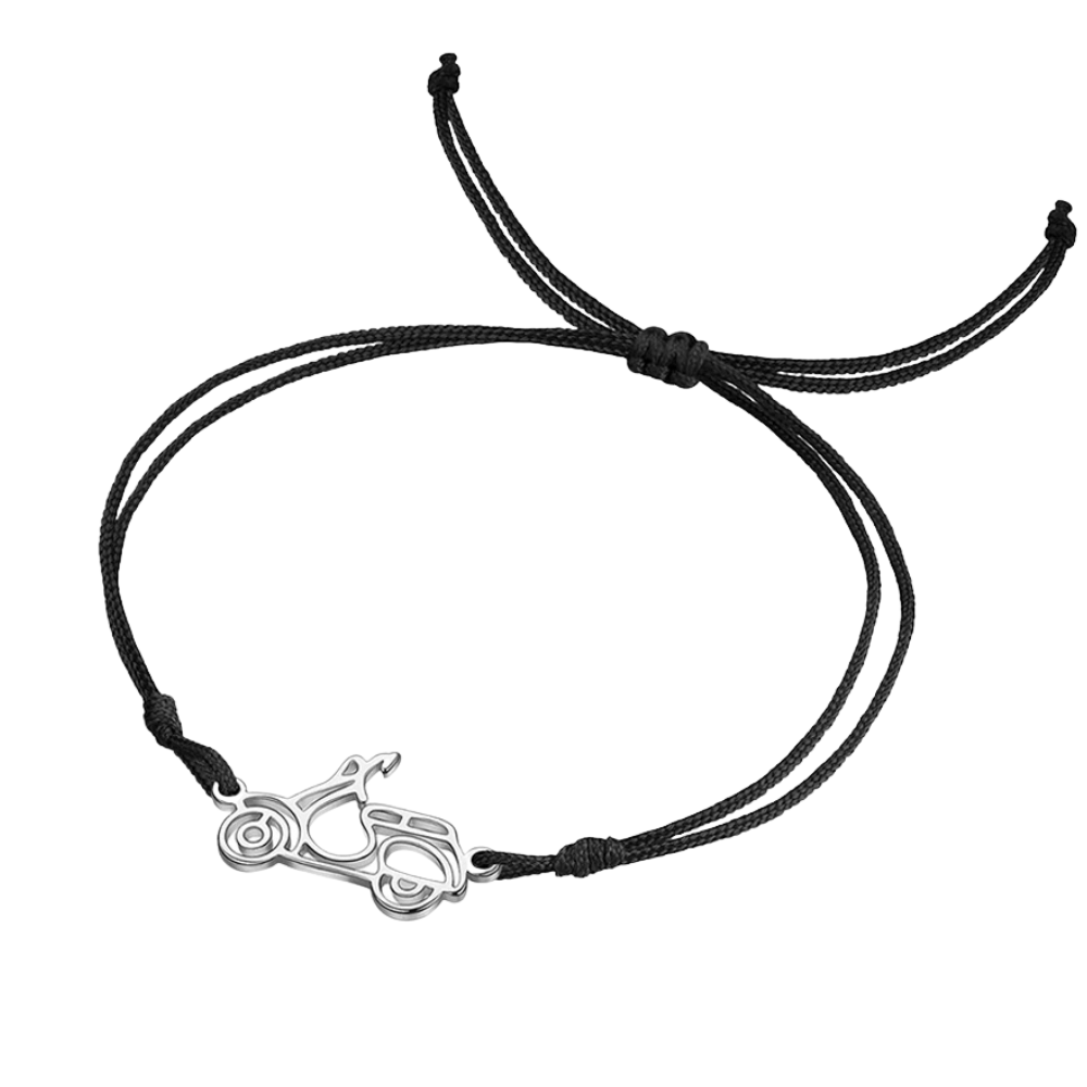 Bracelet Scooter Cordon noir