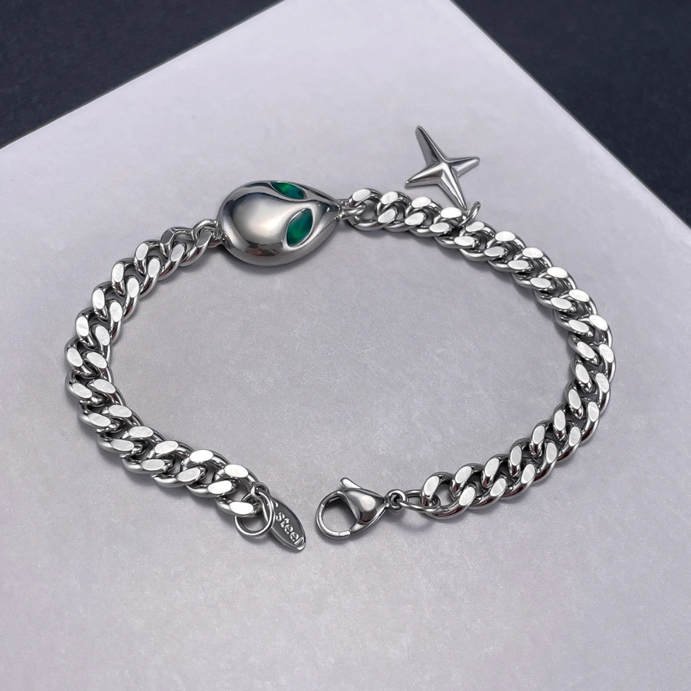 Bracelet Alien Homme vert