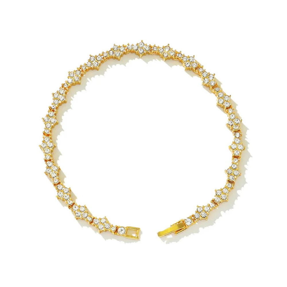 Bracelet Petites Fleurs or