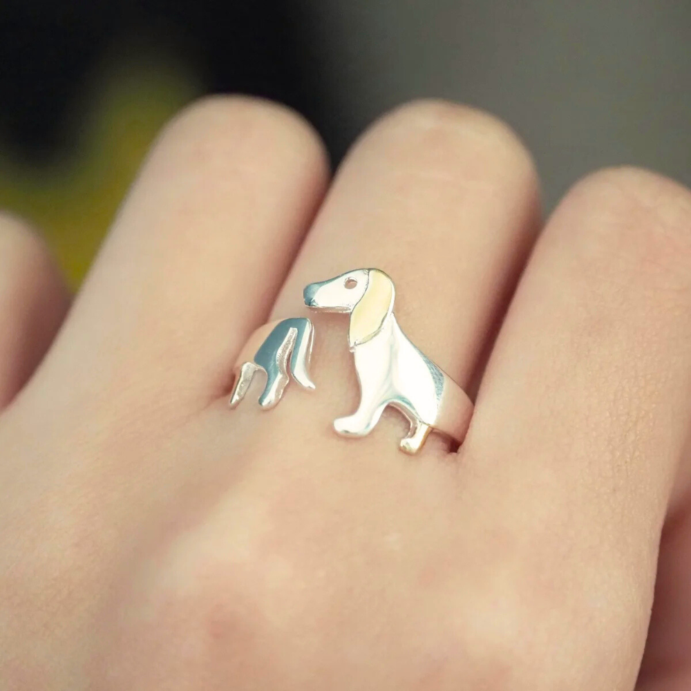 Bague Chien Tour de Doigt femme