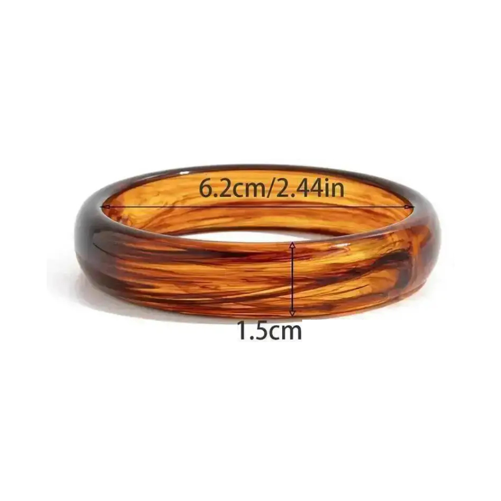 Bracelet Résine Brun simple