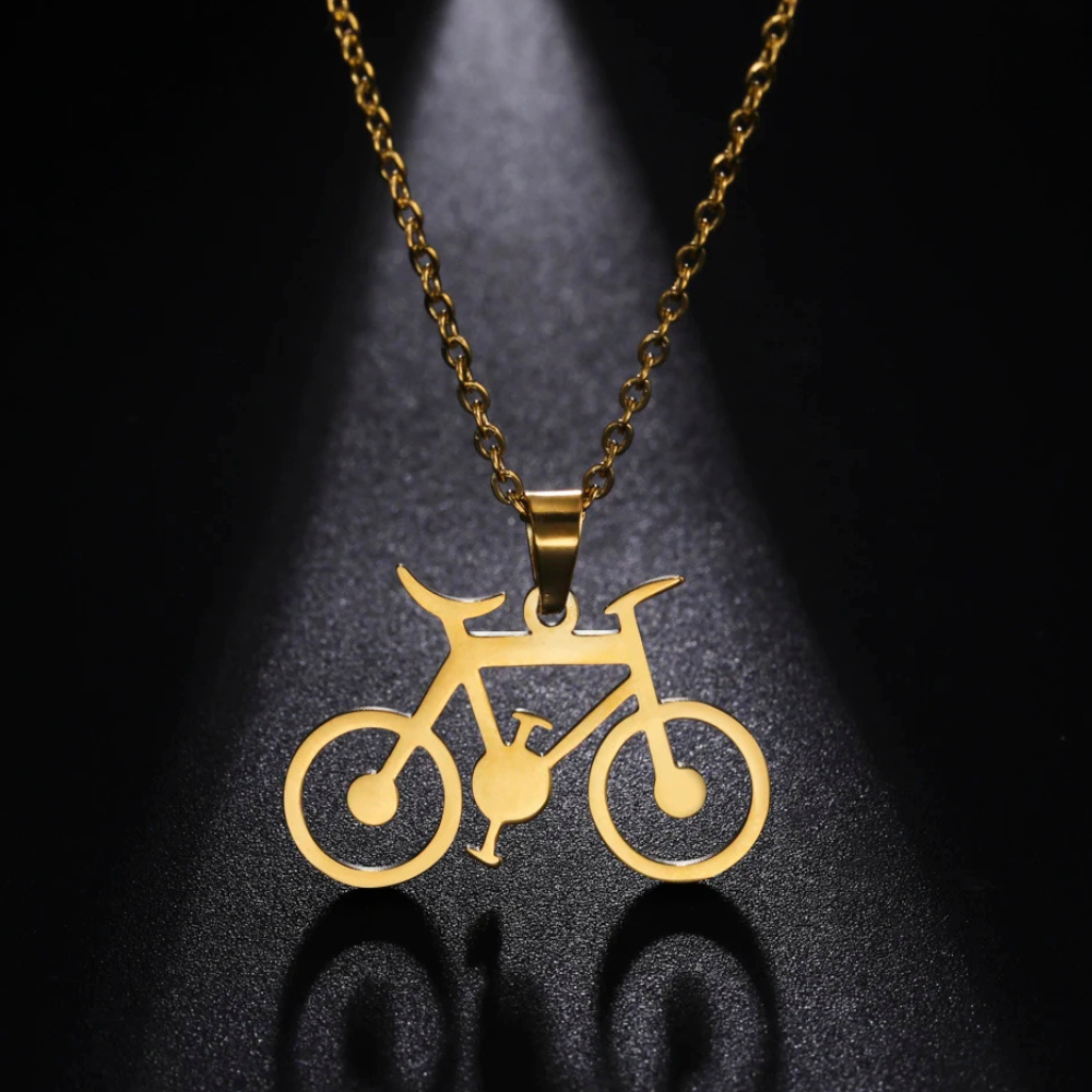 Collier Vélo doré