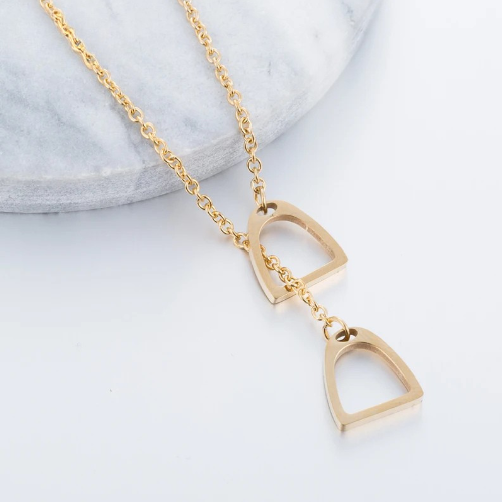 Collier Étriers Cheval pendentif
