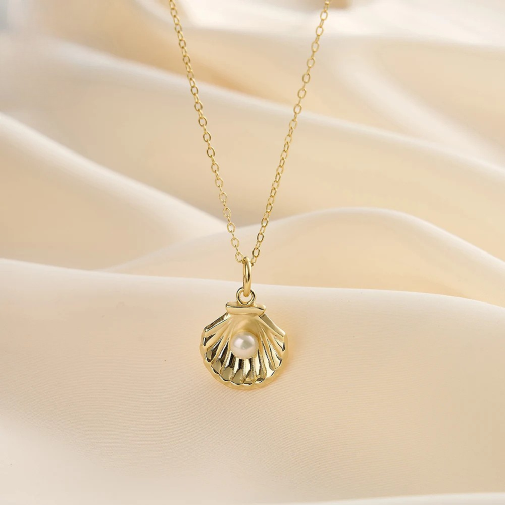 Collier Coquillage Perle femme