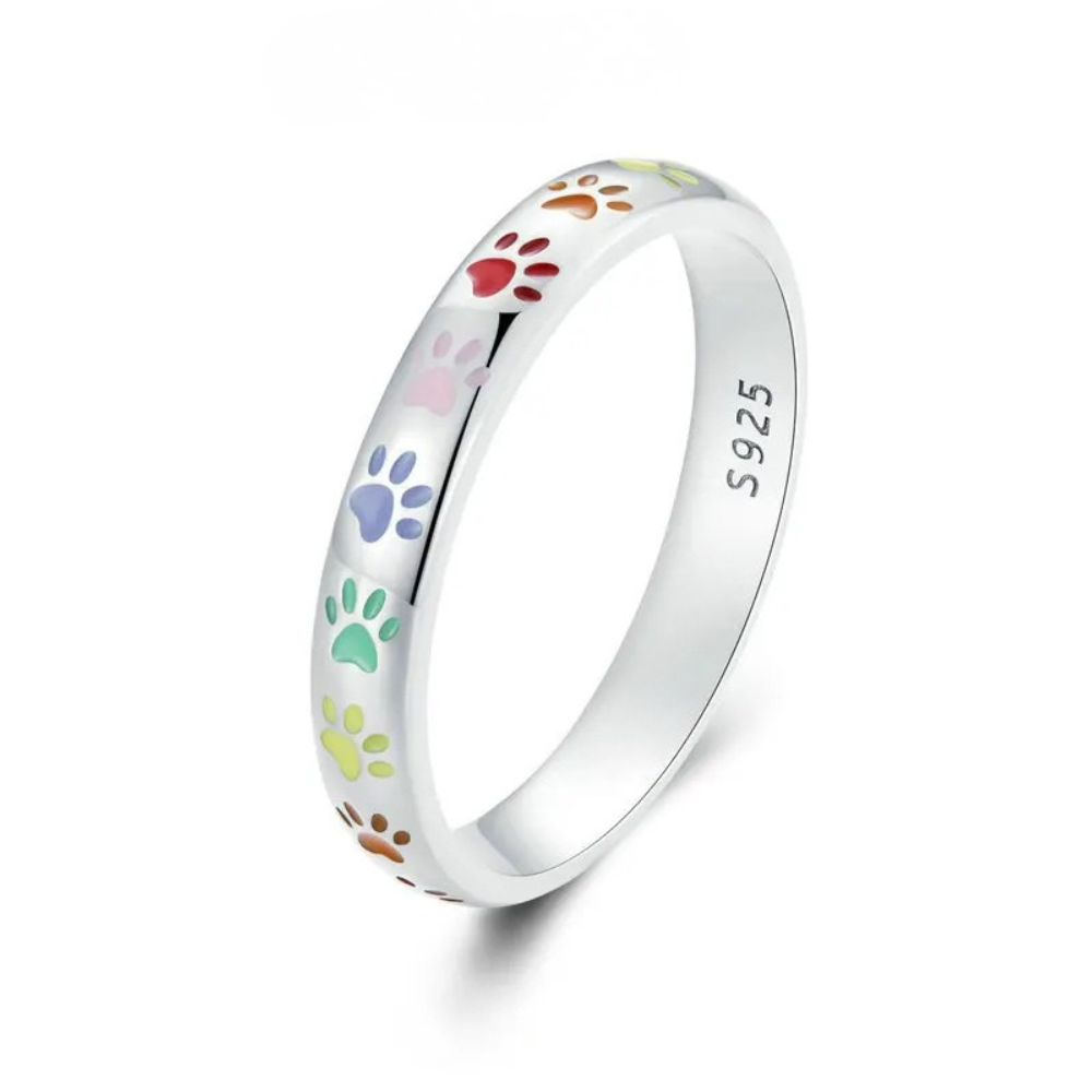 Bague Patte de Chien Couleurs